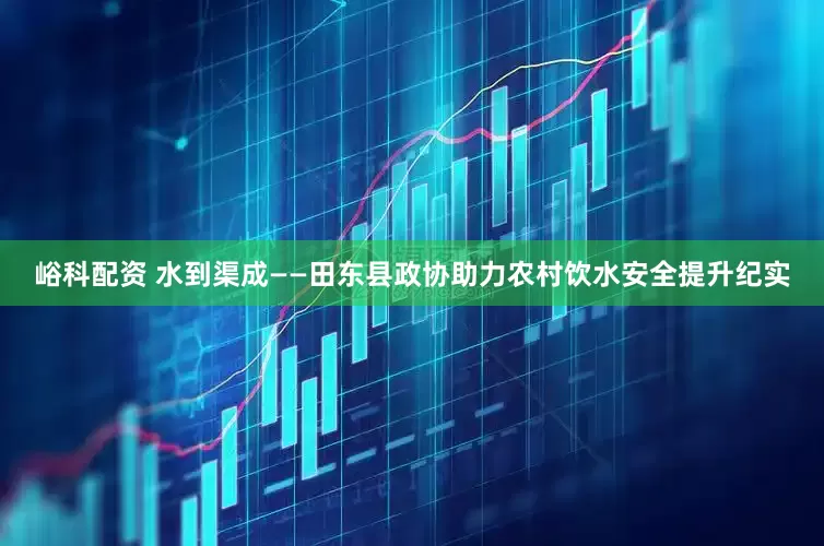 峪科配资 水到渠成——田东县政协助力农村饮水安全提升纪实